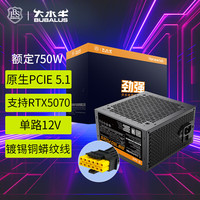 大水牛 750台式电脑主机电源(支持5070显卡/原生PCIE5.1/主动式PFC/多重保护/镀锡铜蟒纹线