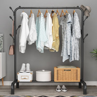 移动端、京东百亿补贴：乐活时光 LEHUO）简易衣帽架落地衣架