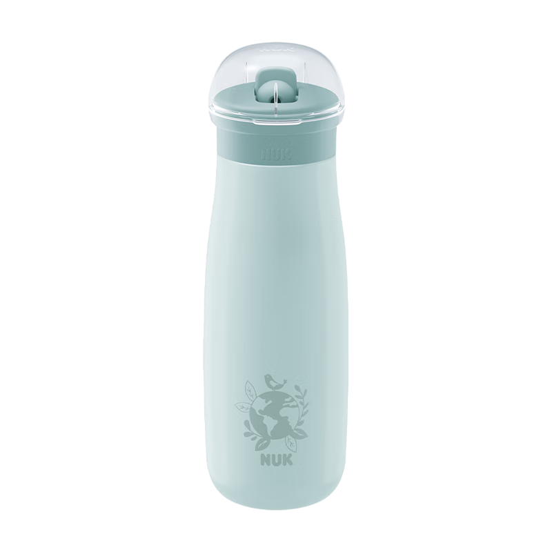 NUK德国MINI-ME不锈钢水杯儿童宝宝直饮水杯翻盖500ml