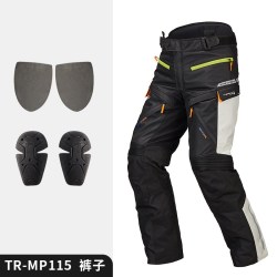 图阿雷格 MJ131 摩托车骑行服套装 S MP115黑/荧光黄/浅灰裤子