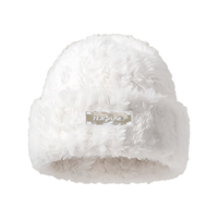 啄木鸟（TUCANO）大头围针织毛线帽子女时尚百搭秋冬季加厚保暖蓬松显脸小护耳冷帽