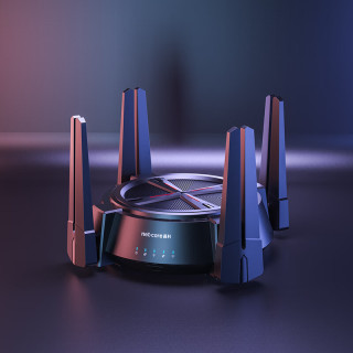 磊科 netcore N60 PRO AX6000千兆无线路由器 WiFi6家用电竞游戏 5G双频 双2.5G高速网口 6000M速率