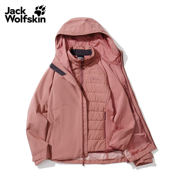 Jack Wolfskin GLAABACH轻暖三合一冲锋衣A61887A