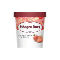 哈根达斯（Haagen-Dazs）经典草莓口味冰淇淋 95ml 小杯装