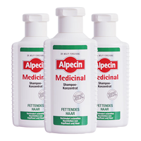 Alpecin德国洗发膏 欧倍青脂溢性防掉发控油洗发水 600ml（200ml*3）