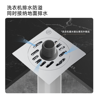 九牧小牧优品不锈钢防臭通用地漏洗衣机防虫超薄过滤网防堵地漏