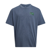 安德玛（UNDERARMOUR）春夏Hoops Courtside男子高克重篮球运动短袖T恤1390191 暴雨灰044 XL