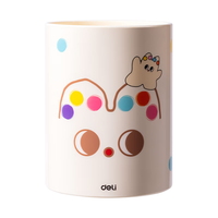 得力（deli）奶噗噗IP联名创意笔筒 文具办公储物盒 白色 奶噗噗IP联名笔筒 1 白色

根据规则进一步简化为：
得力（deli）奶噗噗IP联名创意笔筒 白色 1 白色

最终输出：
得力（deli）奶噗噗IP联名创意笔筒 白色