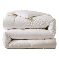 富安娜（FUANNA）澳洲羊毛被子抑菌春秋冬被子冬天被芯保暖加厚双人冬季棉被子 抗菌冬厚被-白（100%澳洲羊毛） 152*210cm-抗菌升级款