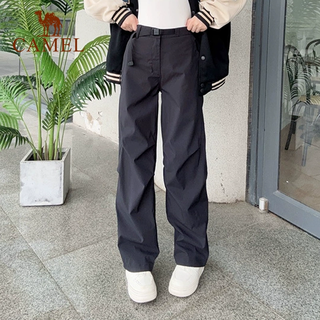 骆驼 三防加绒保暖 沙漠灰 M 女士休闲裤