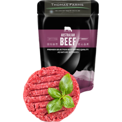 Thomas Farms 儿童牛肉饼  安格斯牛肉饼1kg 10片 冷冻 1kg