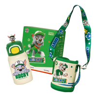 汪汪队立大功儿童保温杯幼儿园吸管水杯男女孩水壶双饮杯 【含杯套】316双饮保温杯-灰灰