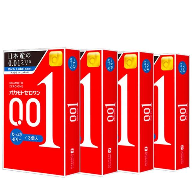 值选：冈本 001 安全套超薄标准双倍润滑 12只