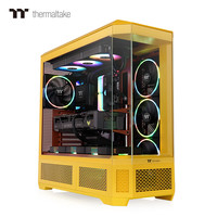 Thermaltake(Tt)光透 View 600 TG 机箱水冷电脑主机 支持E-ATX 支持360水冷 Type-C 奶油焦糖