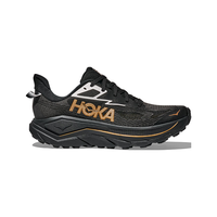 HOKA ONE ONE男女款秋季挑战者 8全地形跑步鞋CHALLENGER 8透气户外 黑色/金色 42.5 男