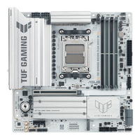 华硕TUF GAMING B850M-PLUS WIFI7 W重炮手 白色版 主板 CPU 9800X3D/9700X AMD B850/socket AM5