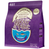 鲜能说 全价鲜肉猫粮固毛养肤通用膨化粮三文鱼磷虾美毛缓解掉毛 50g/袋