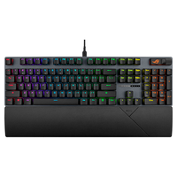 ROG/玩家国度 RGB背光 机械游戏键盘  NX雪武白轴V2 黑色 RGB