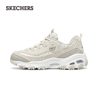 斯凯奇（Skechers）女士运动鞋女款休闲鞋透气时尚百搭设计150547 自然色/NAT 37