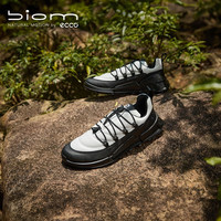 爱步(ECCO)BIOM 2.1户外运动鞋 轻便休闲男鞋 健步山地823884 黑色/白色82388451422 46