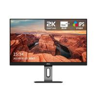 AOC Q24P1U 23.8英寸 IPS 显示器(2560×1440、60Hz、88%NTSC)