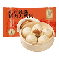 东方甄选早餐大包子4袋装480g/6只猪肉大葱包*4袋冷冻