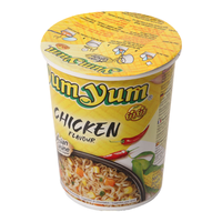 养养泰国冬阴功浓汤6杯面海鲜泡面汤面方便面宵夜速食 泰式鸡味 70g*6杯