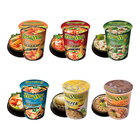 养养泰国冬阴功浓汤6杯面海鲜泡面汤面方便面宵夜速食 混合口味70g*6杯