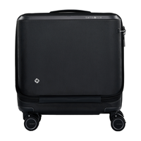 新秀丽 高端行李箱前开口商务拉杆箱男士旅行箱登机箱QX0
