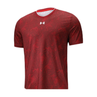 UNDER ARMOUR安德玛T恤短袖男士透气速干足球球衣训练运动短袖红色 XL