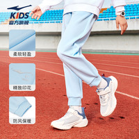 鸿星尔克童装儿童运动裤子秋季长裤中大童卫裤男童青少年加绒裤子