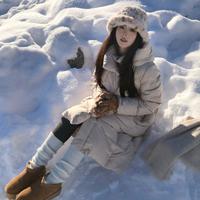 波司登 冬季连帽都市气质大长款到脚踝加厚H型羽绒服女