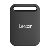 雷克沙（Lexar）Air小轻块 1TB Type-c USB3.2 移动固态硬盘（PSSD）传输速度400MB/s 小黑巧 黑色