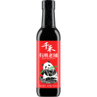 千禾 零添加有机认证老抽酱油 500ml