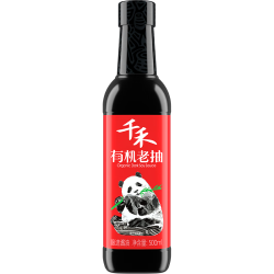千禾 零添加有机认证老抽酱油 500ml