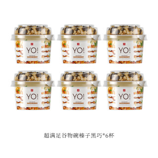 乐纯纯净酸奶0蔗糖翻乐碗代餐巴旦木燕麦谷物包解馋零食酸奶