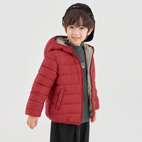 多多家男童棉服2025秋冬款连帽保暖轻盈时尚上衣儿童运动休闲防泼水外套