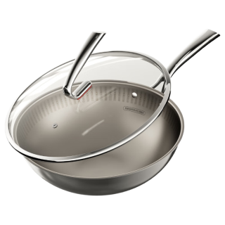 京东京造 钛金纯钛炒锅 32cm
