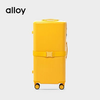 alloy阿乐乙吐司箱红色结婚行李箱大容量绿色旅行箱拉杆箱 20寸