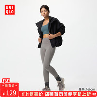 优衣库女装HEATTECH紧身裤内里绒面打底裤鲨鱼暖裤479696