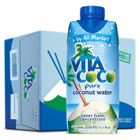 VITA COCO 唯他可可 椰子水进口饮料天然原味椰子水  330ml*12盒