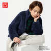 UNIQLO 优衣库 童装男童女童长绒摇粒绒拉链茄克长袖外套478168 469366 478168/69藏青色 130