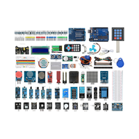 万赞程教具套装arduino Uno r3 创客教育开发板学习实验入门图形化豪华套件 国产兼容主板+视频课程 组装型