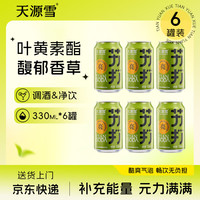 天源雪 SKYRAIN 苏打水气泡水*6罐