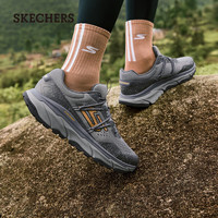 斯凯奇（Skechers）男鞋秋季休闲时尚板鞋237414 灰色/GRY 40