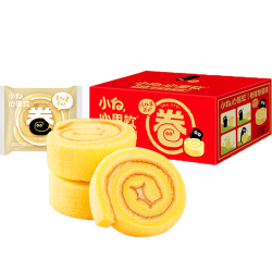 小白心里软 瑞士卷蛋糕早餐夹心面包营养糕点休闲食品小吃礼盒