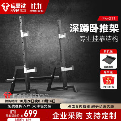 FANATICS 疯拿铁 框式深蹲架龙门架家用杠铃举重卧推多功能综合健身训练器材FA-211 FA-211深蹲架