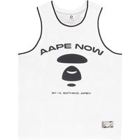 Aape男装春夏猿人字母印花迷彩数字运动休闲背心0872XXI