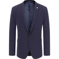 雅戈尔 套西上衣男5101F款一粒单排扣修身版商务西服舒适弹力易打理