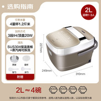 大松 2L迷你电饭煲IH加热多功能家用智能WIFI金康煲2008C